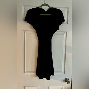 Nine West Black Faux Wrap Dress